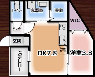 サンシエ寝屋川の物件間取画像